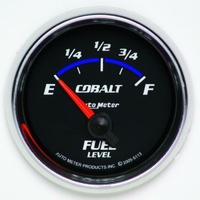 Auto Meter Cobalt Series Fuel Level Gauge 2-1/16" Short Sweep GM 0-90 ohms