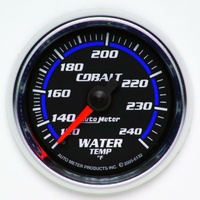 Auto Meter Cobalt Series Water Temperature Gauge 2-1/16" Mechanical 120-240°F