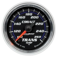 Auto Meter Cobalt Transmission Temperature Gauge 2-1/16" Electric 100-260°F