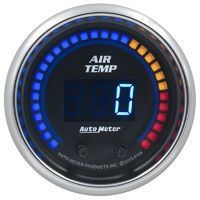 Auto Meter Cobalt Series Air Temperature Gauge 2-1/16" Dual Channel 100-300°F