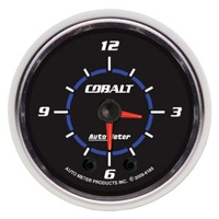 Auto Meter Cobalt Series Clock 2-1/16" Quartz movement w/Second Hand AU6185
