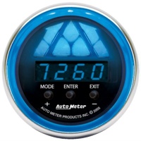 Auto Meter Level 2 Cobalt Digital Pro Shift Light Gauge Digital Pro Silver