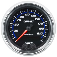 Auto Meter Cobolt Series GPS Speedometer 3-3/8" In-Dash Metric 0-225kph AU6280-M