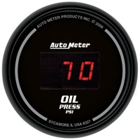 Auto Meter Sport-Comp Digital Series Oil Pressure Gauge In-dash 2-1/16" 0-100psi