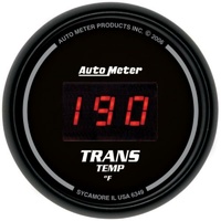 Auto Meter Sport Comp Digital Transmission Temperature Gauge 2-1/16" 0-300°F