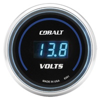 Auto Meter Cobalt Series Voltmeter Gauge 2-1/16" Digital 8-19 volts AU6391