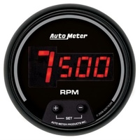 Auto Meter Sport-Comp Digital Series Tachometer In-dash 3-3/8" 0-10,000 rpm