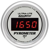 Auto Meter Ultra-Lite Digital Series Pyrometer Gauge In-dash 2-1/16" 0 2000°F