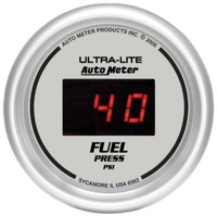 Auto Meter Ultra-Lite Digital Series Fuel Pressure Gauge 2-1/16" 0-100 psi
