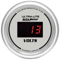 Auto Meter Ultra-Lite Digital Series Voltmeter Gauge In-dash 2-1/16" 8-18 Volts
