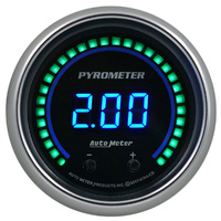 Auto Meter Cobalt Series 2CH Pyrometer EGT Gauge 2-1/16" 0-2000°F 0-1100°C