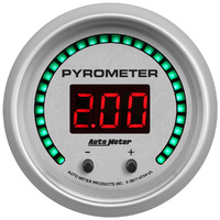 Auto Meter Ultra-Lite Series 2CH Pyrometer EGT Gauge 2-1/16" 0-2000°F 0-1100°C