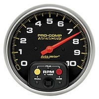 Auto Meter Pro-Comp Series Water-Resistant Tachometer 5" In-Dash 0-10,000 rpm