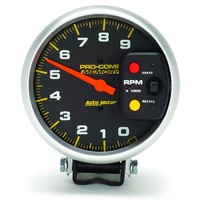 Auto Meter Pro-Comp Series Tachometer 5" Pedestal Mount Electric 0-9,000 rpm