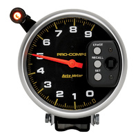 Auto Meter Pro-Comp Series II Tachometer 5" Pedestal Single Range 0-9,000 rpm