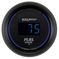 Auto Meter Cobalt Digital Series Fuel Level Gauge In-dash 2-1/16" 0-280 ohm
