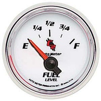 Auto Meter C2 Series Fuel Level Gauge 2-1/16" Short Sweep Electric 240-33 ohms
