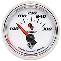 Auto Meter C2 Series Oil Temperature Gauge 2-1/16" Electric 140-300°F AU7148