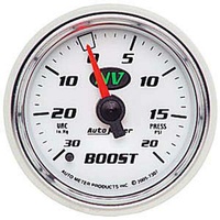 Auto Meter NV Series Boost/Vacuum Gauge 2-1/16" Mechanical 20 psi AU7307