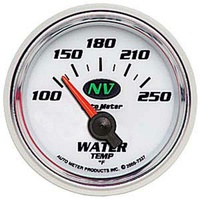 Auto Meter NV Series Water Temperature Gauge 2-1/16" Electric 100-250°F AU7337