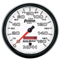 Auto Meter Phantom II Series Speedometer 5" In-Dash Programmable 0-160mph AU7589