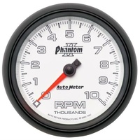Auto Meter Phantom II Series Tachometer 3-3/8" In-Dash 0-10,000 rpm AU7597