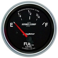 Auto Meter Sport-Comp II Fuel Level Gauge 2-5/8" Short Sweep GM 0-90 ohms