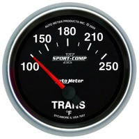 Auto Meter Sport-Comp II Transmission Temperature Gauge 2-5/8" 100-250°F AU7657