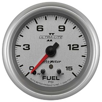 Auto Meter Ultra-Lite II Series Fuel Pressure Gauge 2-5/8" Electric 0-15 psi