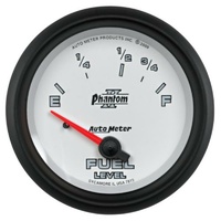 Auto Meter Phantom II Series Fuel Level Gauge 2-5/8" Short Sweep for Ford 73-10 ohms