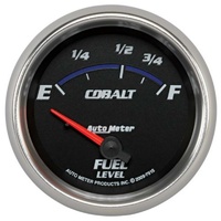 Auto Meter Cobalt Series Fuel Level Gauge 2-5/8" Short Sweep for Ford 73-10 ohms