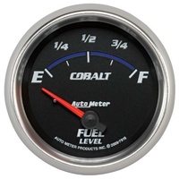 Auto Meter Cobalt Series Fuel Level Gauge 2-5/8" Short Sweep 240-33 ohms AU7916