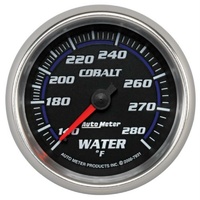 Auto Meter Cobalt Series Water Temperature Gauge 2-5/8" Mechanical 140-280°F