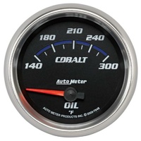 Auto Meter Cobalt Series Oil Temperature Gauge 2-5/8" Electric 140-300°F AU7948