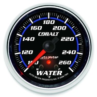 Auto Meter Cobalt Series Water Temperature Gauge 2-5/8" Electric 100-260°F AU7955