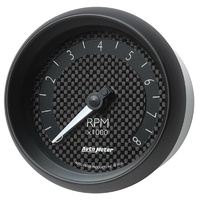 Auto Meter GT Series Tachometer 3-3/8" In-Dash Carbon Fiber Dial 0-8,000 rpm