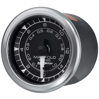 Auto Meter Chrono Series Boost Pressure Gauge 2-1/16" Black Electric 0-15 psi