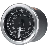 Auto Meter Chrono Series Pressure Gauge 2-1/16" Black Dial Electric 0-15 psi