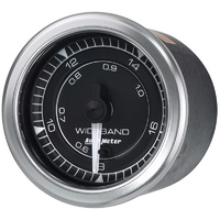Auto Meter Chrono Series Air/Fuel Ratio Gauge 2-1/16" Black Dial Analog 8:1-18:1