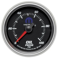 Auto Meter gauge 2-1/16" Mechanical Oil Pressure 100PSI AU880014