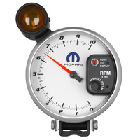 Auto Meter Mopar Monster Tachometer5" White/Silver Pedestal 0-10,000 rpm