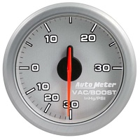 Auto Meter AirDrive Series Boost/Vacuum Gauge 2-1/16" Silver Electric 30 psi