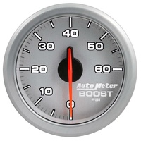 Auto Meter AirDrive Series Boost Gauge 2-1/16" Silver Dial Electric 0-60 psi