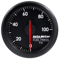 Auto Meter AirDrive Series Fuel Pressure Gauge 2-1/16" Black Electric 0-100 psi