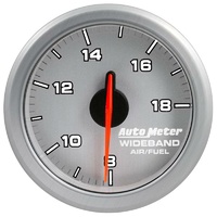 Auto Meter AirDrive Series Air/Fuel Ratio Wideband Gauge 2-1/16" Silver 8:1-18:1