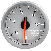 Auto Meter AirDrive Series Tachometer 2-1/16" Silver Dial Electric 0-10,000 rpm