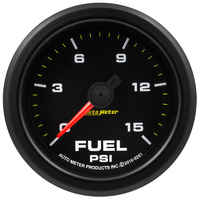 Auto Meter Extreme Environment Fuel Pressure Gauge 2-1/16" 0-15psi Electric