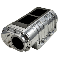 Cast Case 8-71 Blower With 3-Lobe Billet Rotors With Teflon Front Offset Polished