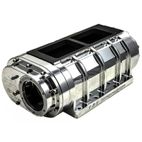 Billet 8-71 Blower With 3-Lobe Billet High-Helix Rotors Polished