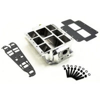 Blower Manifold Satin Suit SB Chev With Large Port Use FE1206 Or Larger Gasket